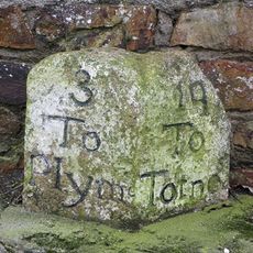 Milestone, Elburton Road, by Garston Close