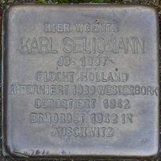 Stolperstein en memoria de Karl Seligmann