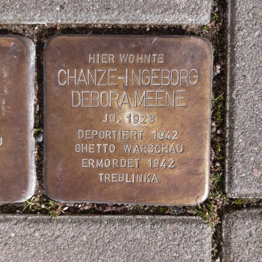 Stolperstein en memoria de Rosa Meene