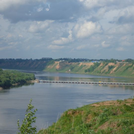 Pavlovsky pontoon bridge