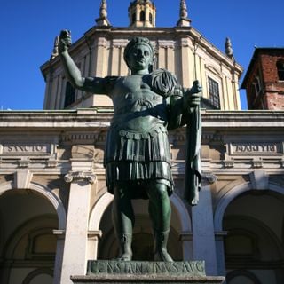 Constantine Emperor's statue