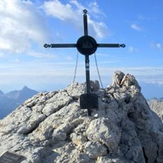 Sogenanntes Bergführerkreuz auf der Watzmann-Mittelspitze