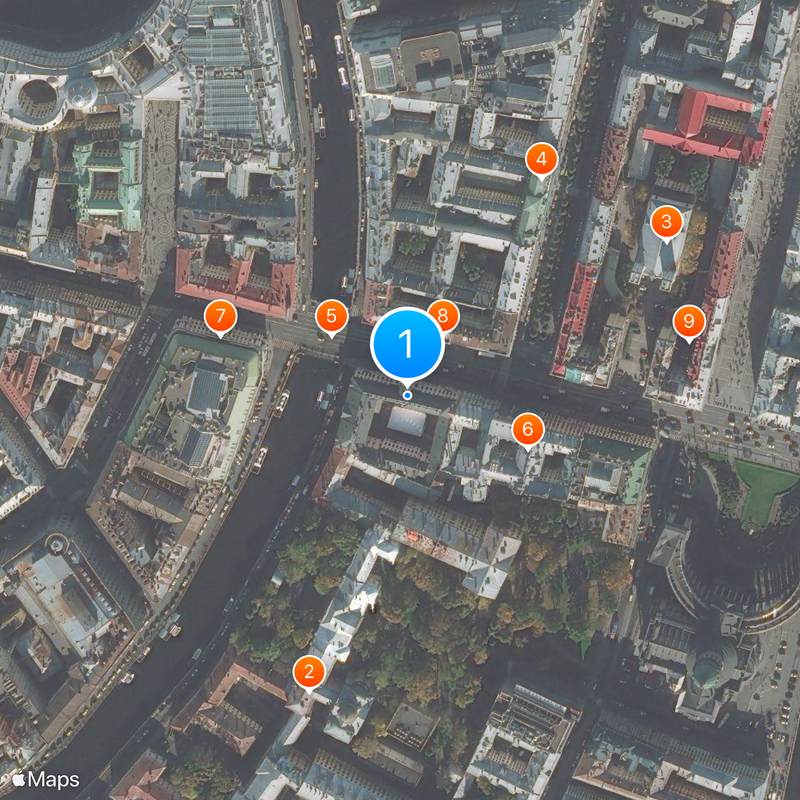 Stroganov Palace Mapa