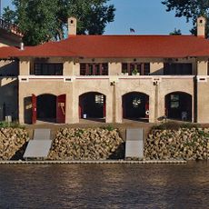 Minnesota Boat Club Boathouse on Raspberry Island