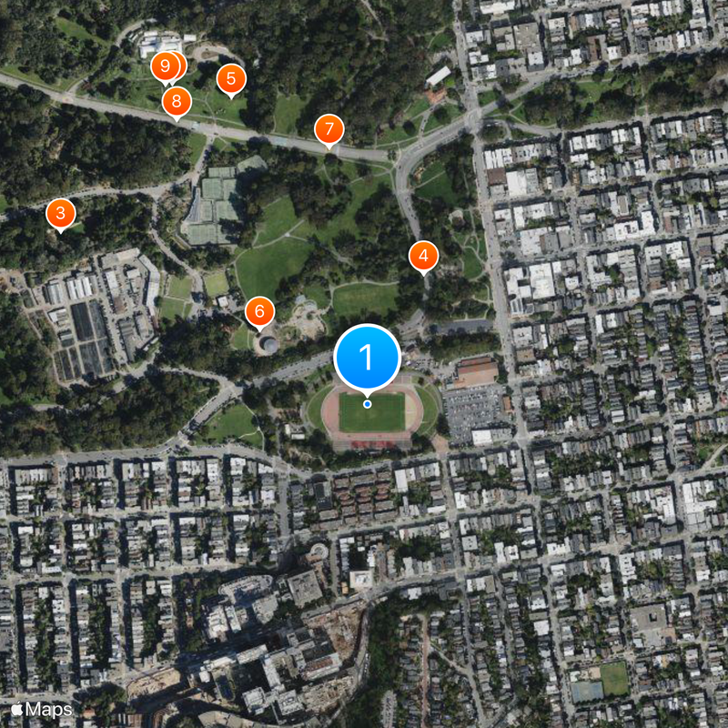Kezar Stadium Map