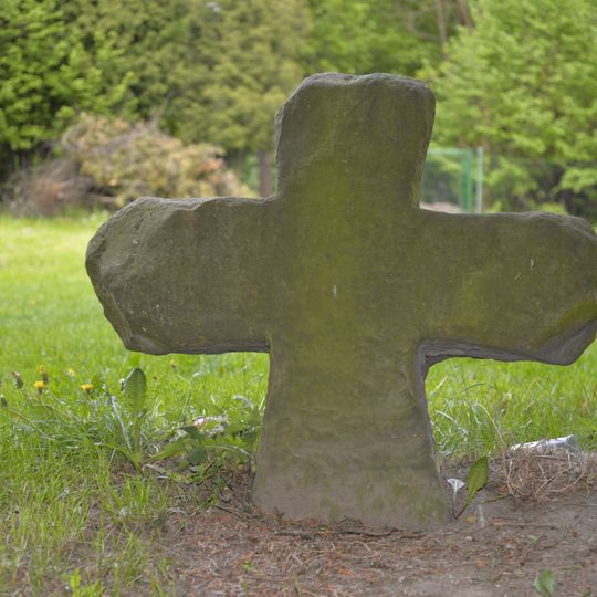 Smírčí kříž za kostelem svatého Jakuba v Železném Brodě