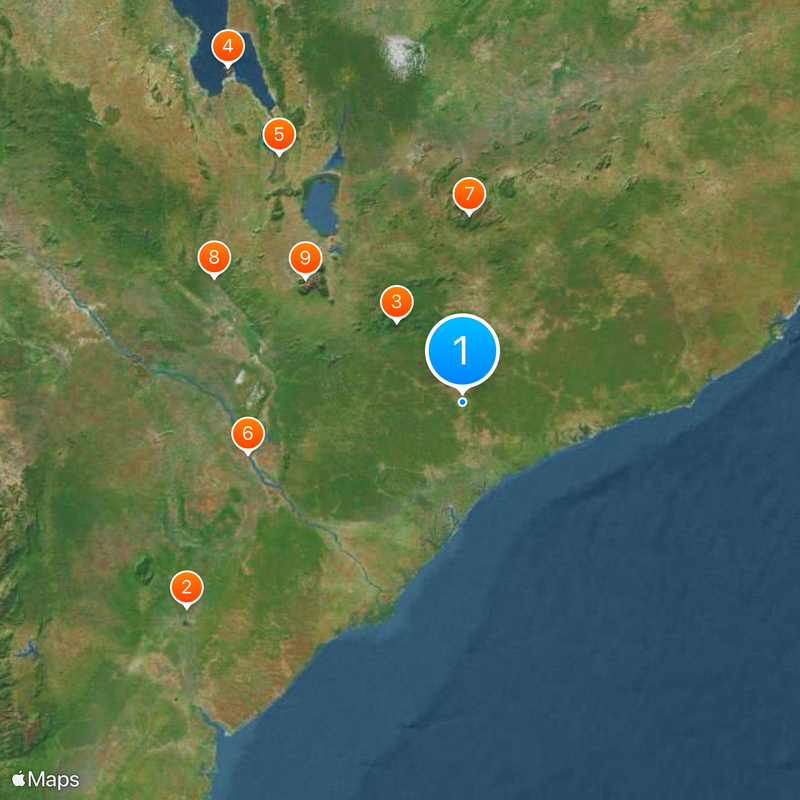 Zambezia Province Map