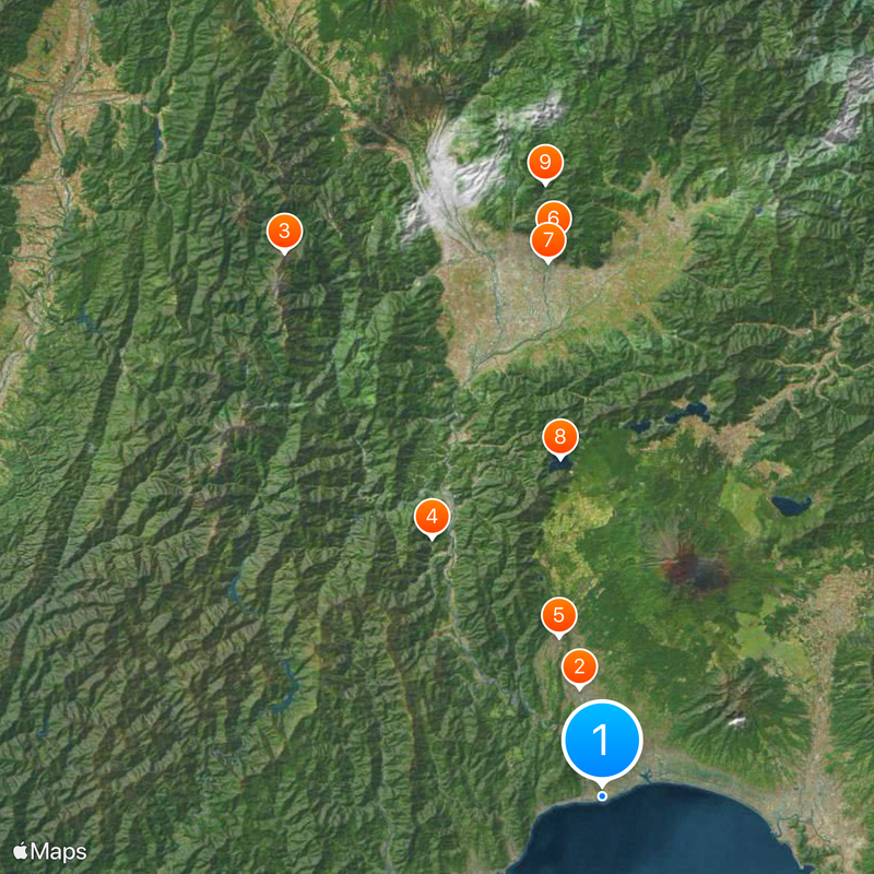 Fuji River Map