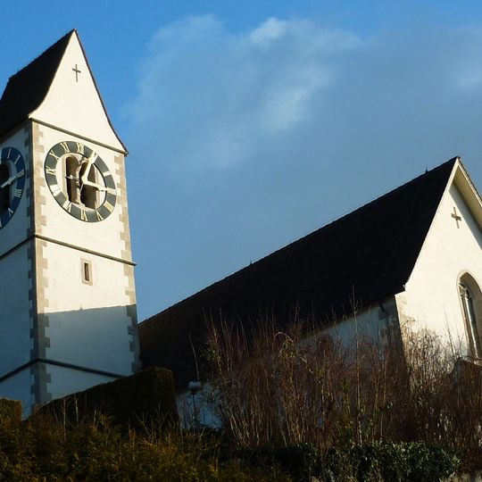 Reformed church with rectory and laundry house