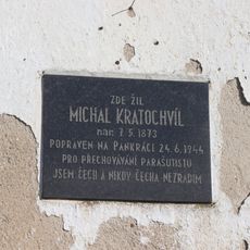Pamětní deska Michala Kratochvíla