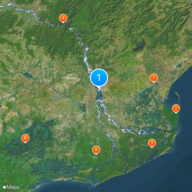 Godavari Bridge Mappa