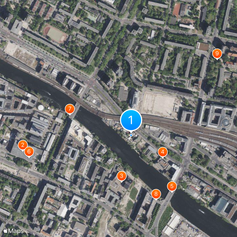 Kater Blau Map