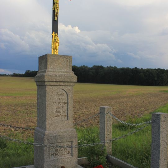 Betkreuz in Schwarzadler, an der Kreuzung