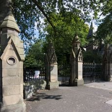 Gateway At Entrance To Manchester Southern Cemetery