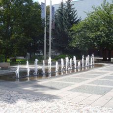 Kašna u Skleněné kolonády v Teplicích