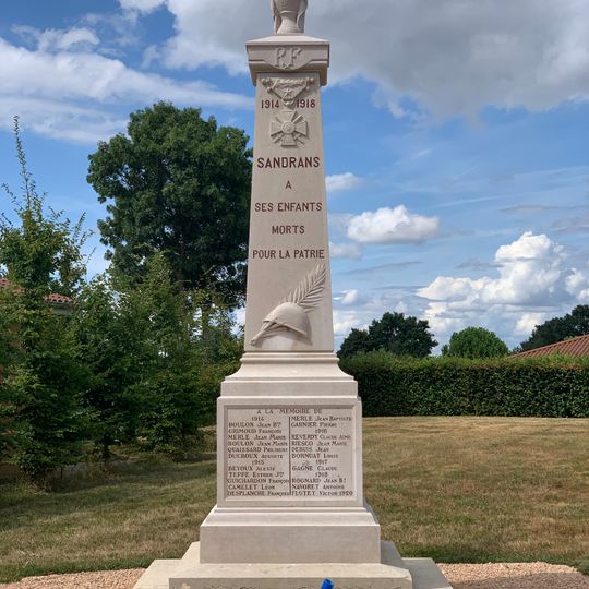 War memorial of Sandrans