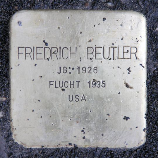 Stolperstein für Friedrich Beutler