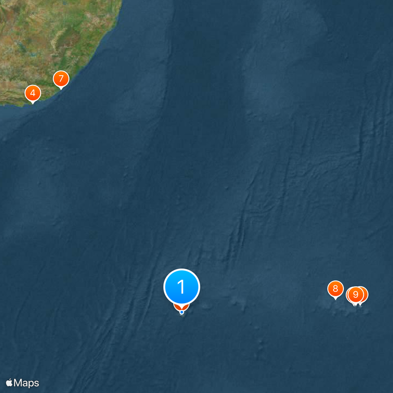Isole del Principe Edoardo Mappa