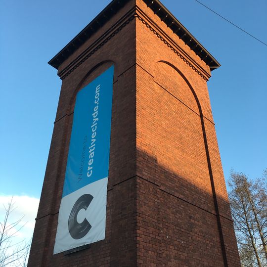 Auxiliary Accumulator Tower, West End Of Princes Street Docks, Govan Road, Glasgow