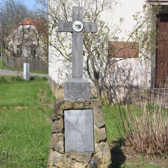 Wayside cross near chapel of Sacred Heart