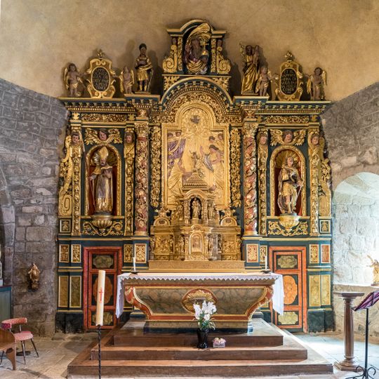 Retable du maître-autel à Apchon