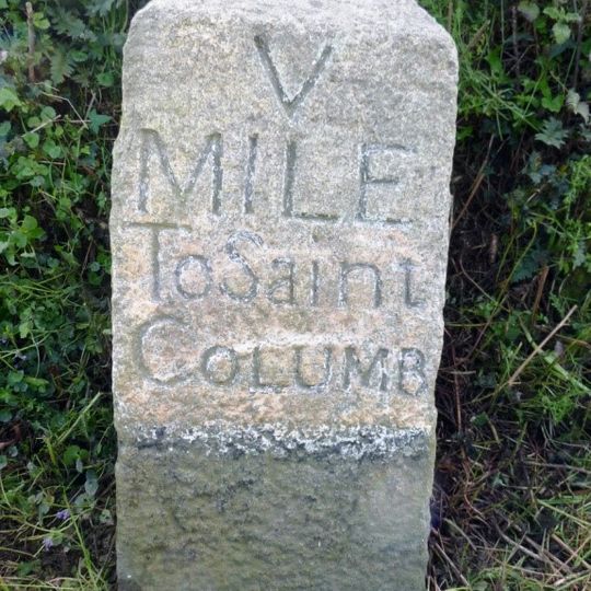Milestone 250 Metres To South Of Hawksland