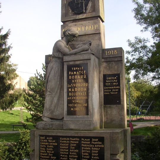 Pomník padlým v 1. a 2. světové válce, Kralupy-Minice