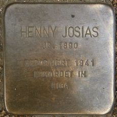 Stolperstein dedicated to Henny Josias