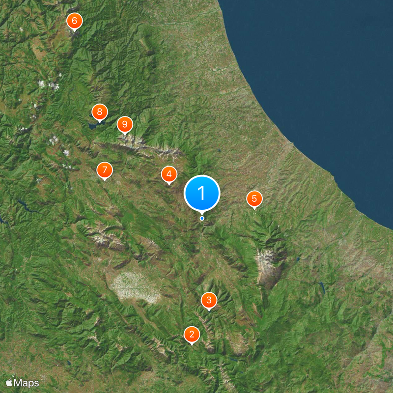 Abruzzo Map