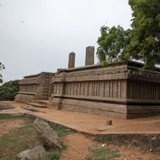 Unfinished Rock Cut Cave Temple North Of Krishna Mandapa