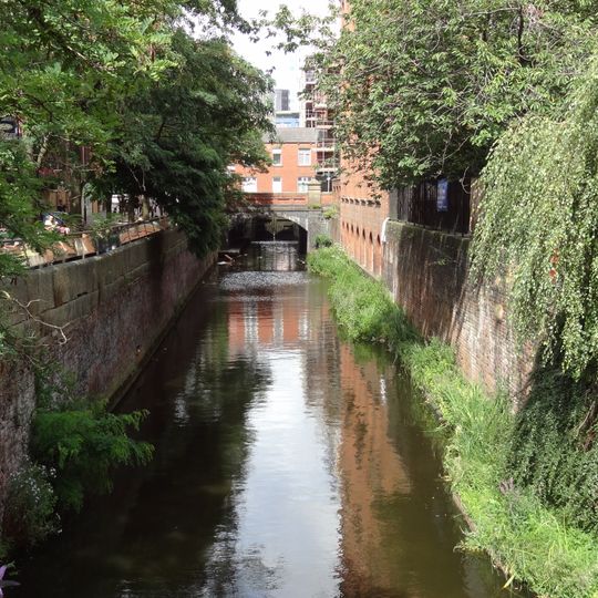 Rochdale Canal Boundary Wall To Canal Between Sackville Street And Chorlton Street