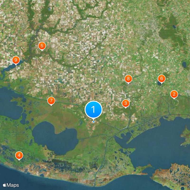 Vermilion Parish Map