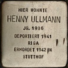 Stolperstein dedicated to Henny Ullmann
