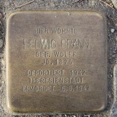 Stolperstein dedicated to Hedwig Brann