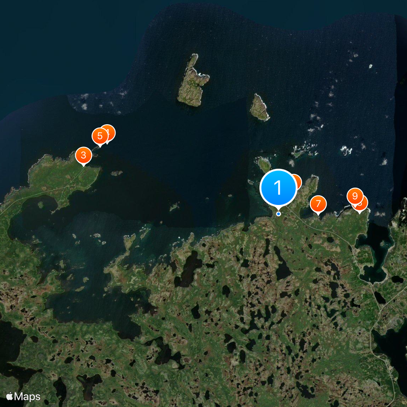 L'Anse aux Meadows Carte