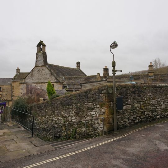 Wall along south side of Little Hill/Wall to rear of St Johns Hospital