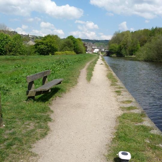Huddersfield Narrow Canal, Milestone At Sd 979 030