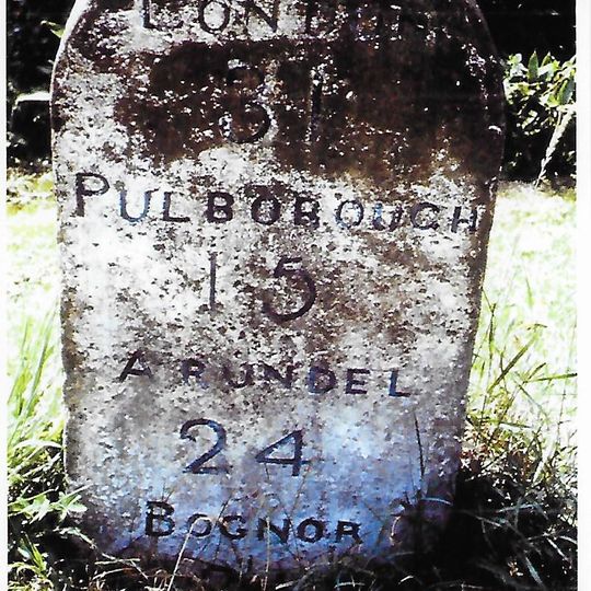 Milestone Outside Milestone Cottage