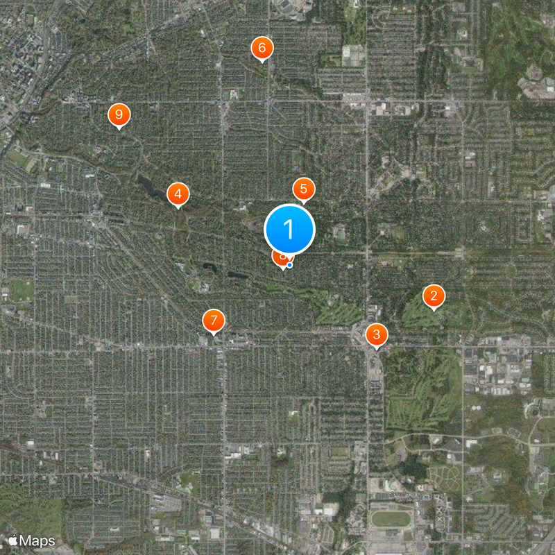 Shaker Heights Carte