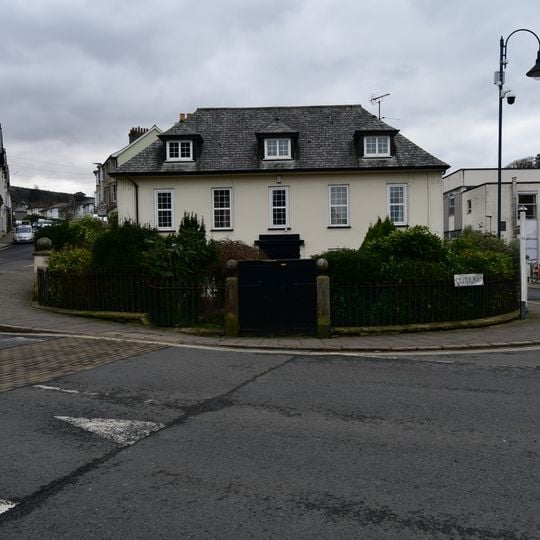 Darley House Including Front Garden Area Railings And Piers