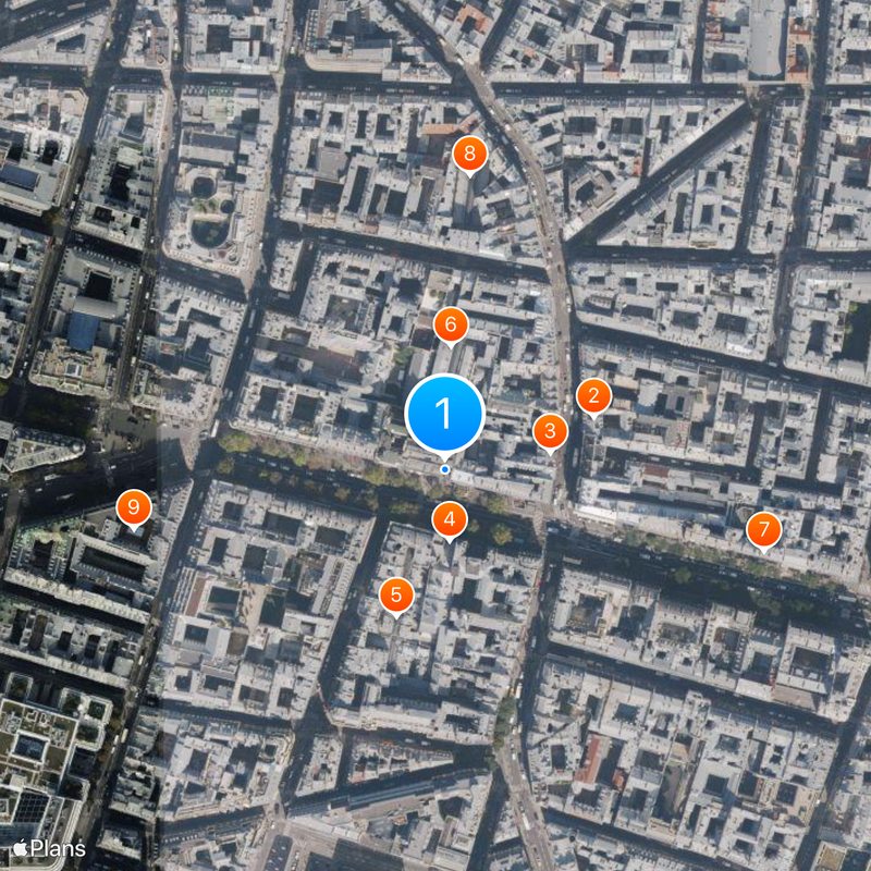 Musée Grévin Kaart