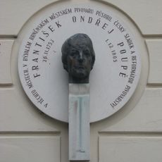 Plaque of František Ondřej Poupě