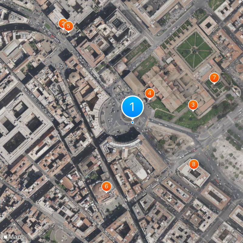 Piazza della Repubblica Map