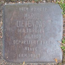 Stolperstein dedicated to Marie Lievendag