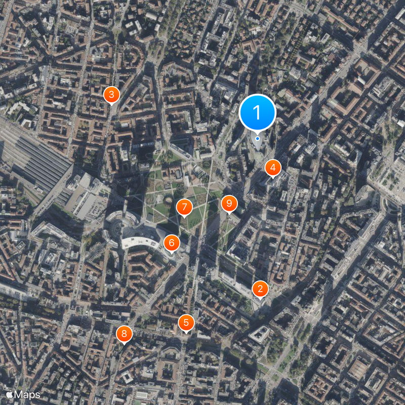 Palazzo Lombardia Karte