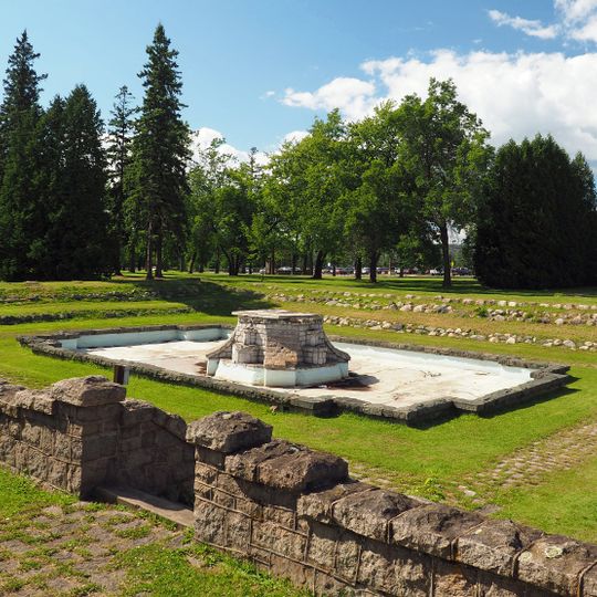 Olcott Park Electric Fountain and Rock Garden