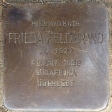 Stolperstein en memoria de Frieda Feldbrand