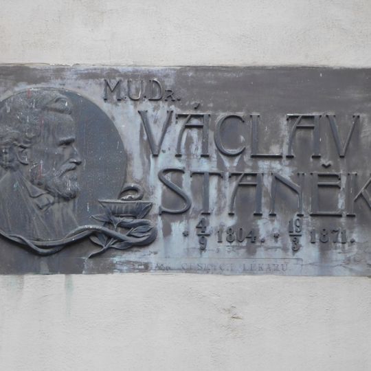 Pamětní deska Václava Staňka v Praze