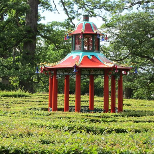 Chinese Pavilion, At Centre Of Maze