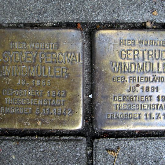 Stolperstein dedicated to Gertrud Windmüller